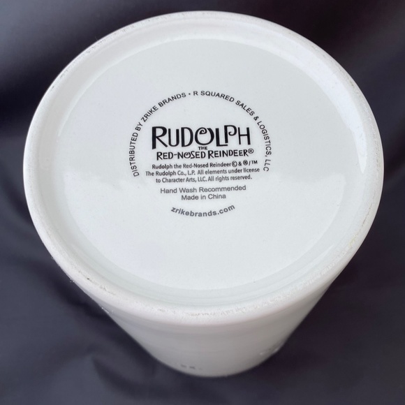 Rudolph the Red-Nosed Reindeer Christmas 7" x 5" Canister Cookie Jar New! - Picture 5 of 5